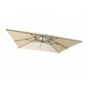 Vervangingsdoek in Licht Taupe in Olefin zonder zijflappen voor Sun Garden - Easy Sun parasol 320 Vierkant